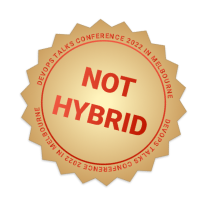 Not a Hybrid Conference